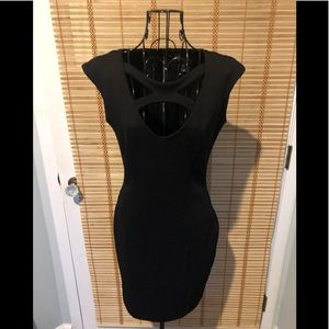Kardashian Kollection Bodycon Zip-Back Dress, Size Medium